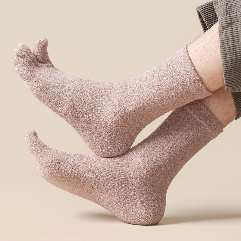 6/12 Pairs Thick Thermal Split - Toe Sock Split 评论和价格